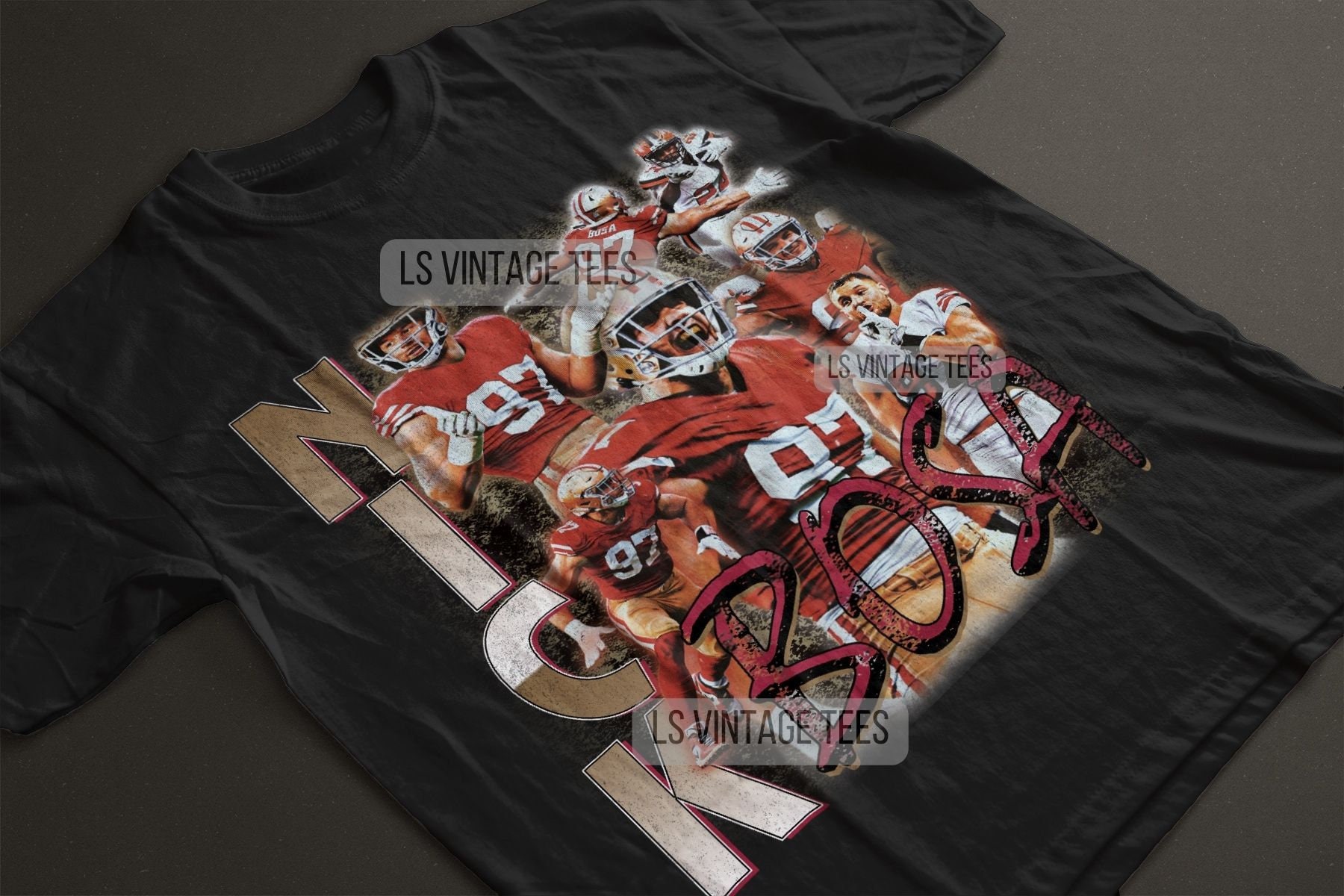 Discover Nick Bosa Shirt - 90s Vintage x Bootleg Style Rap Tee Retro Shirt