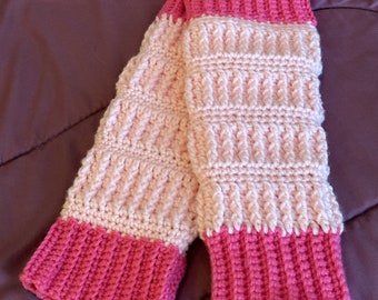 Ladies Pink Leg Warmers Pattern