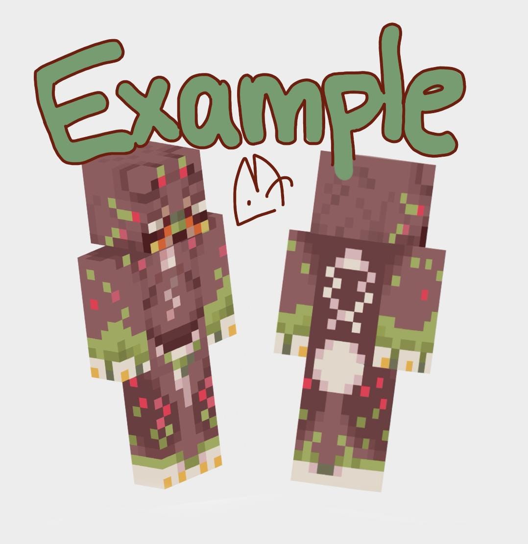 Custom Minecraft Skins! - Etsy