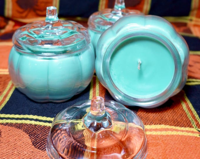 Green Pumpkin Candle