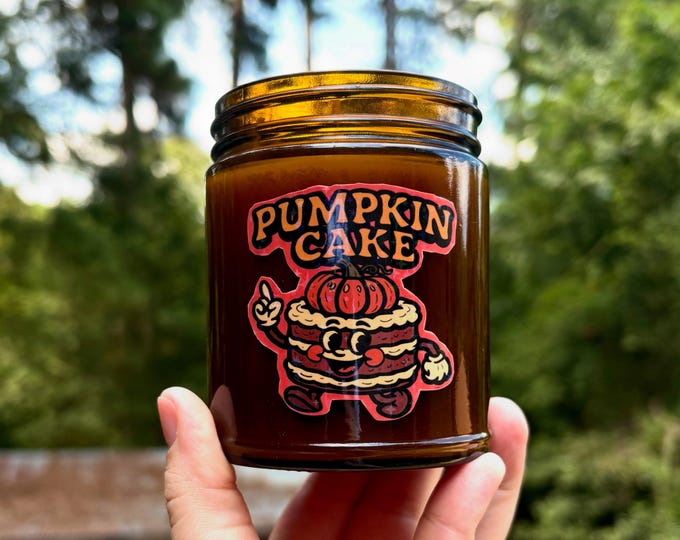Pumpkin Cake Candle