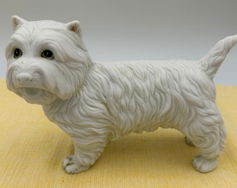 Dogs! An Adorable Vintage White Westie in Perfect Vintage Condition in Bone China is Perfect for Your Collection!