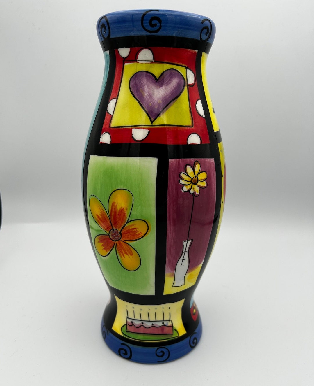 Vintage '05 Mary Naylor Designs Hand Painted Hearts and Etsy