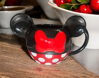 Minnie Mouse Ceramic Mug with Ears - 23 fl oz, Collectible