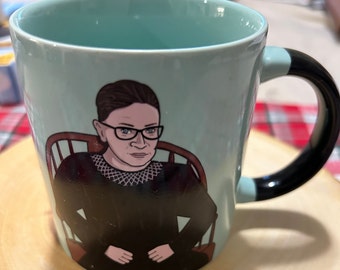 Ruth Bader Ginsburg Ceramic Mug by the Philosophers Guild 2019