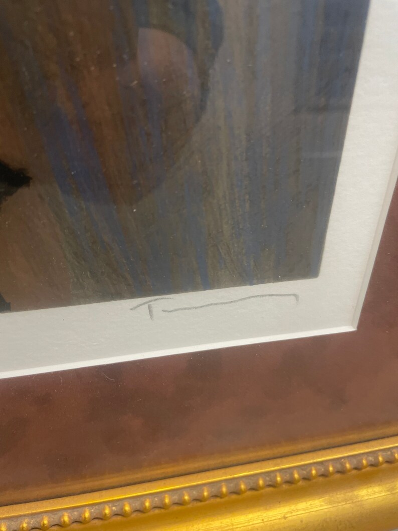 Tarkay springtime Cafe Serigraph Signed and Numbered Etsy