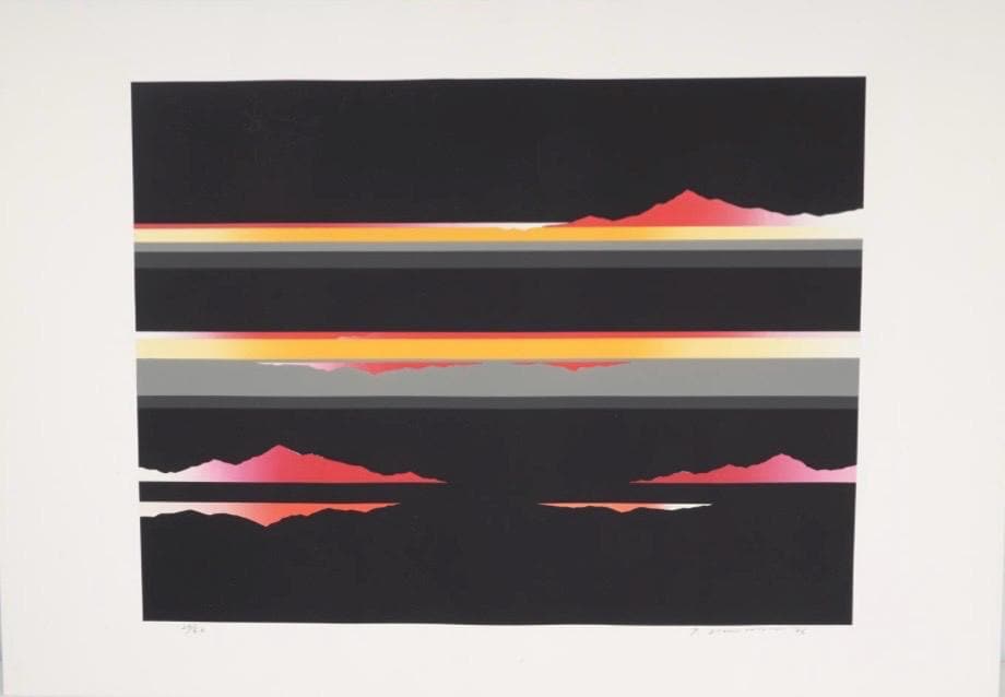 シルクスクリーン　Tetsuro Sawada Viewing Japanese Prints: Sawada Tetsuro (沢田哲郎)