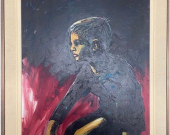 Carlos Irizarry oil painting on canvas “Boy”