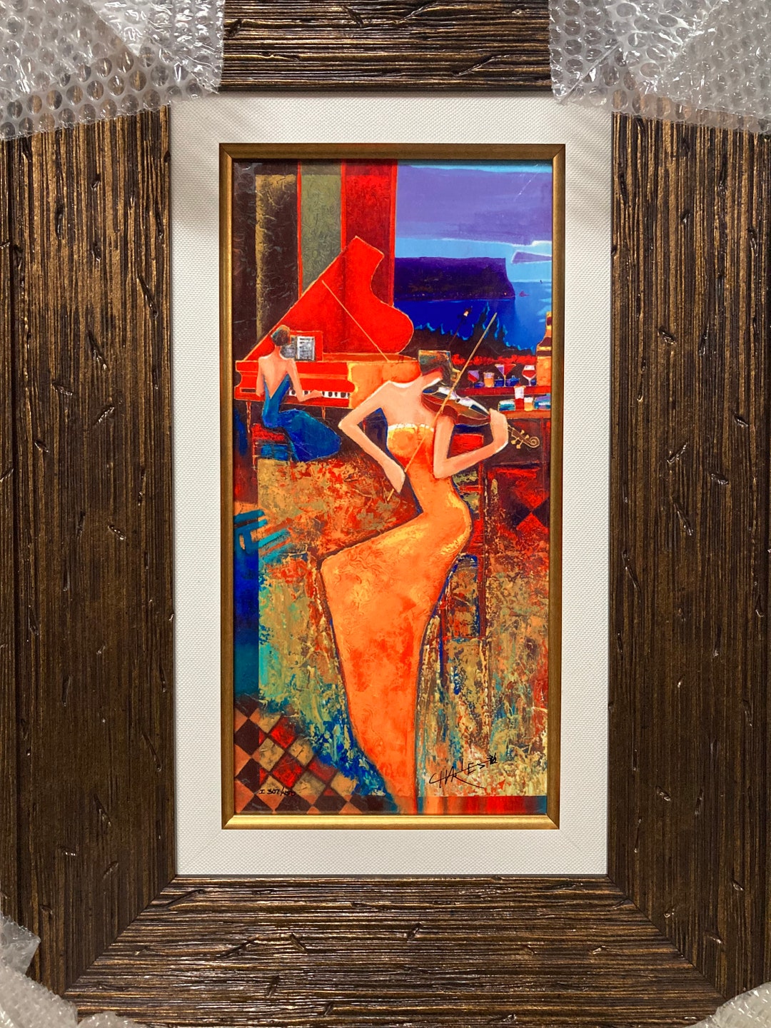 Charles Lee Dye Sublimation on Wood evening of Gershwin Etsy