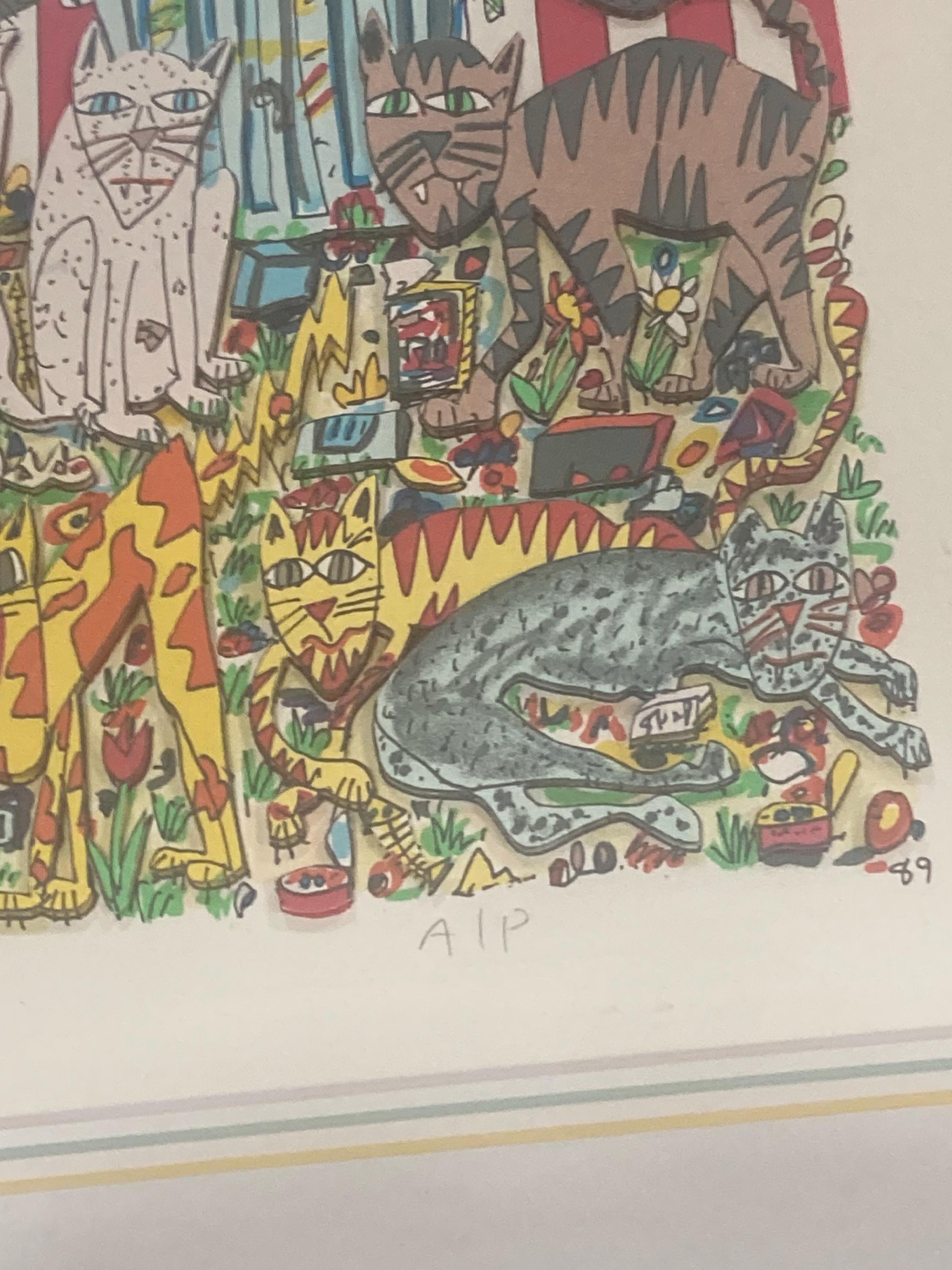 ジェームス・リジィ　JUNKYARD CATS ジェームス・リジィ Junkyard cats | 絵画など美術品の販売と