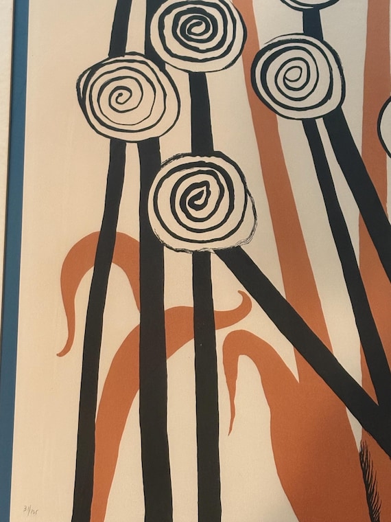 アレクサンダー・カルダー リトグラフ 署名・番号入り 無題 - Etsy 日本