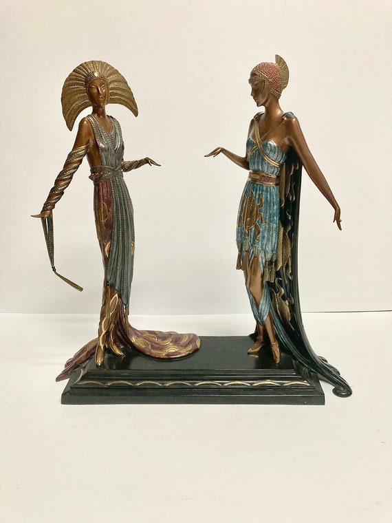 Erte Original Bronze the 2 Vamps Signed and Numbered - Etsy