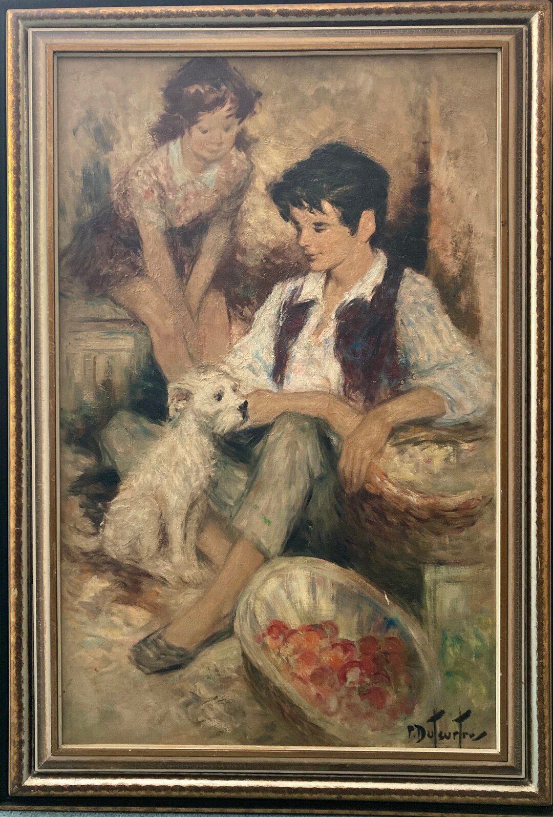 Pierre Eugène Duteurtre Original Oil Painting on Canvas Etsy