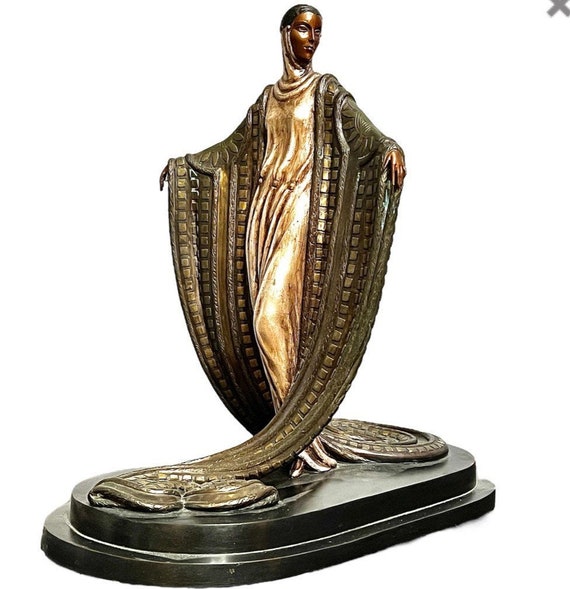 Erte La Mysterieuse Ltd Ed Bronze Sculpture Signed and Numbered - Etsy