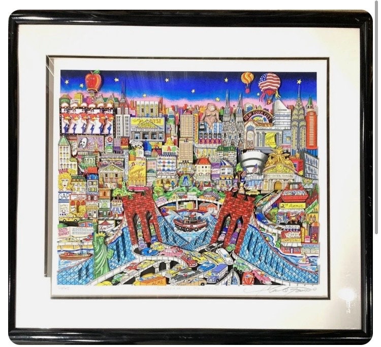Charles Fazzino “gridlocking is New York ” 3d Lithograph - Etsy