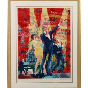 LeRoy Neiman 1921-2012 « Sinatra » Sérigraphie signée et numérotée