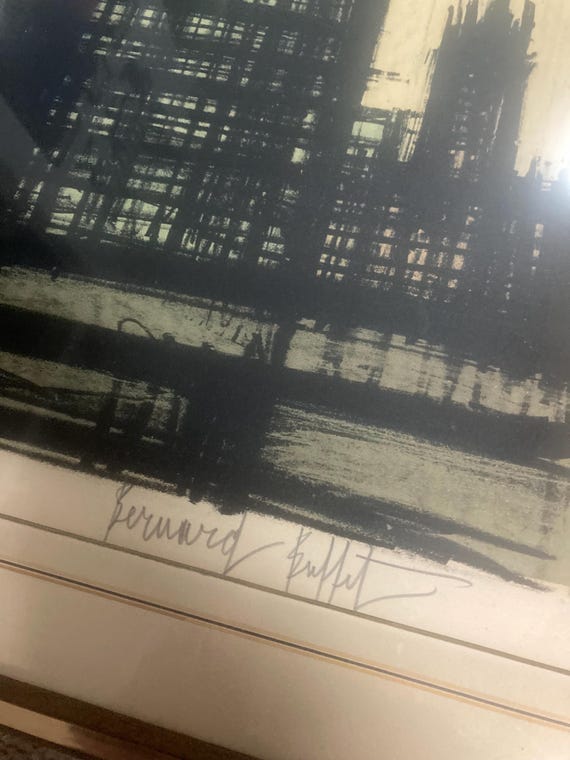 BERNARD BUFFET Lithograph Signed and Numbered “new York IX” - Etsy