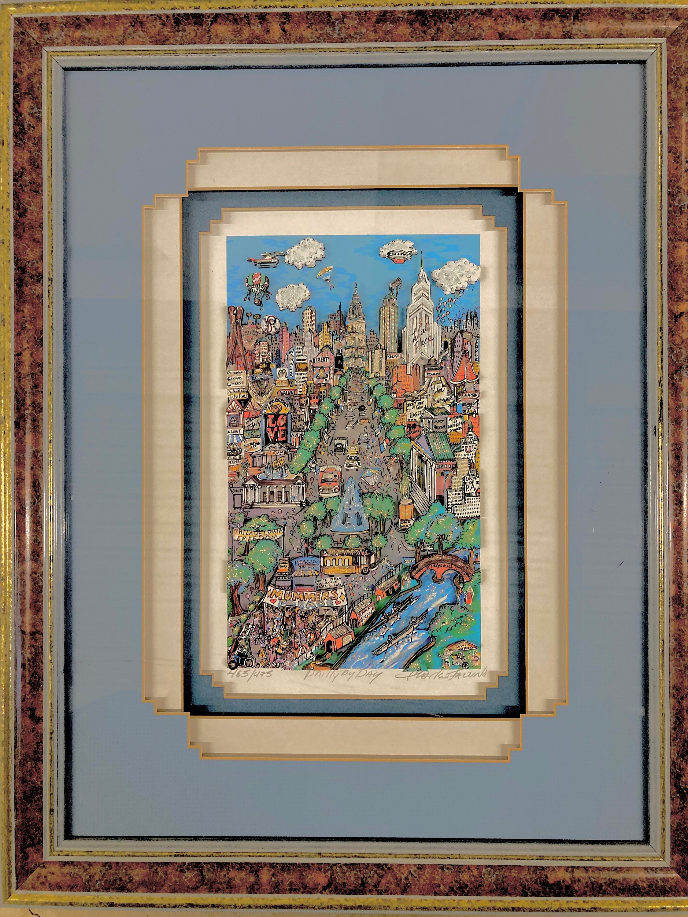 新品未開封 プレミア CHARLES FAZZINO 2000ピースパズル TCG Toys Charles Fazzino Under The Paris Sky 300 Piece