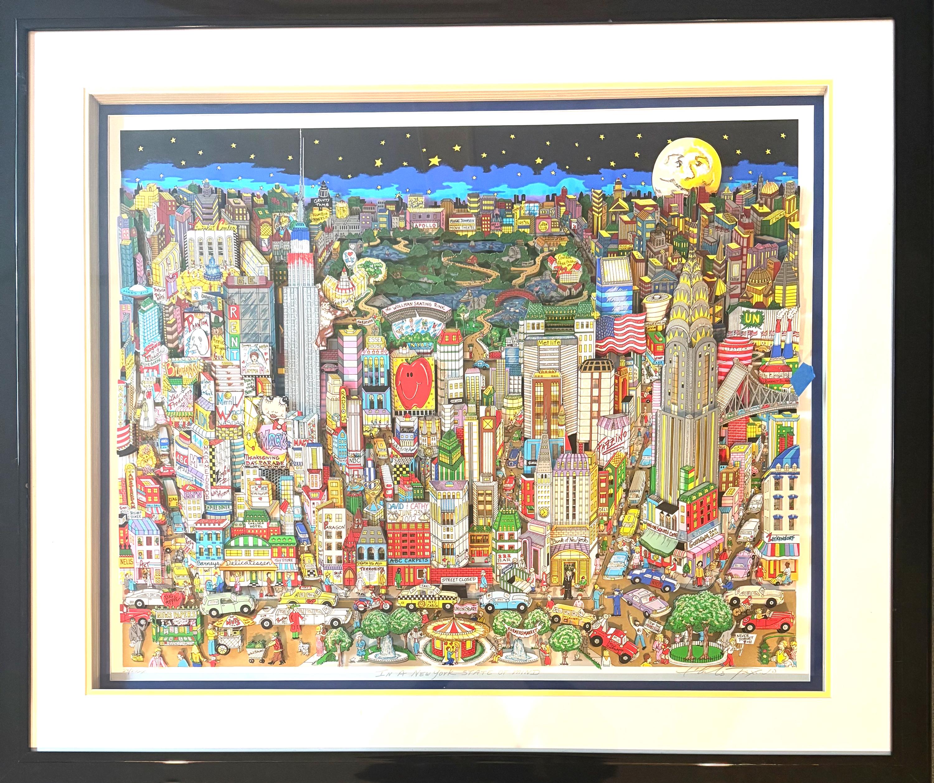 Charles Fazzino Original 3D “new York State of Mind” DX Edition