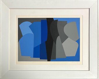 Serigrafía firmada y numerada de Victor Vasarely “Siris Kek”