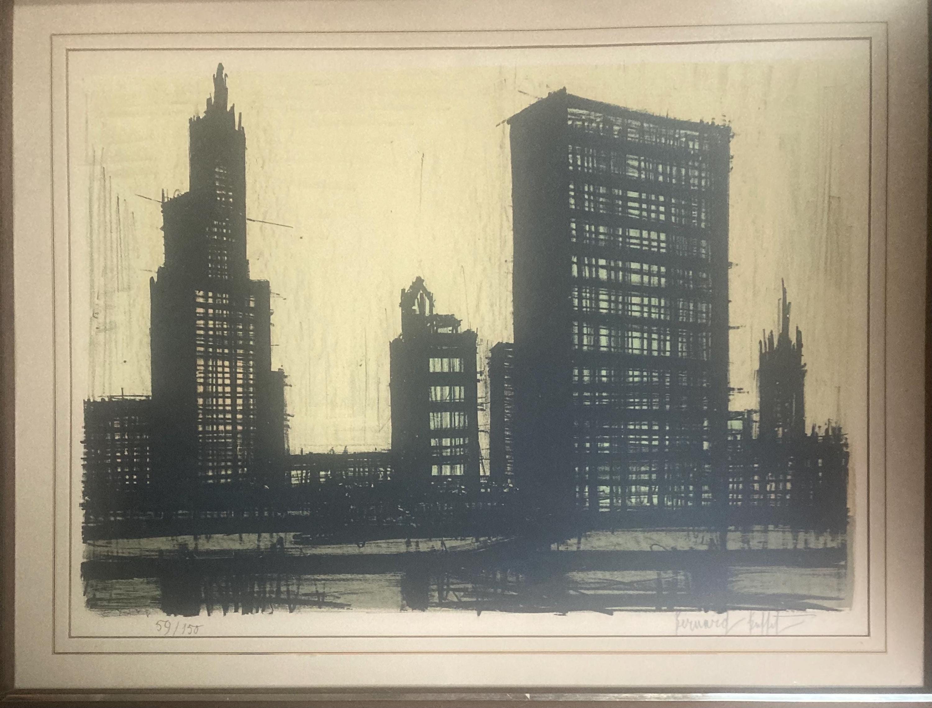 Bernard Buffet New York - Etsy