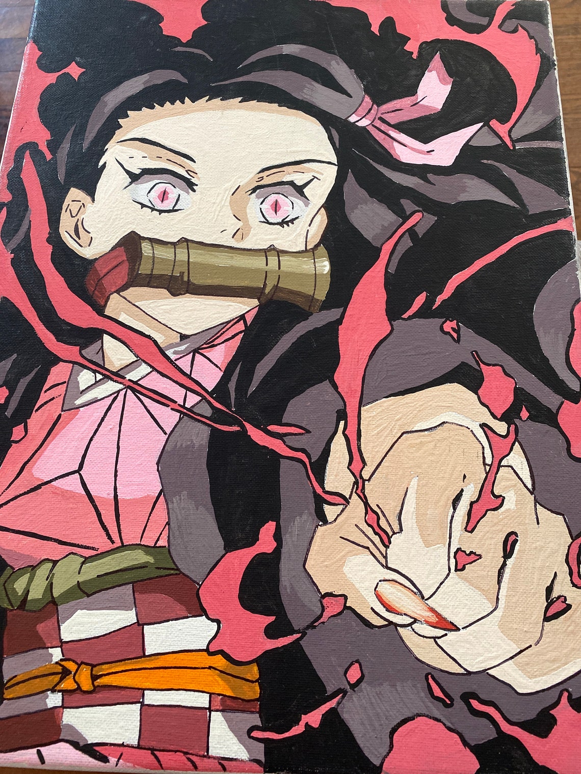 Nezuko Blood Demon Art - Etsy