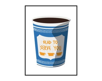 NYC Kaffeetasse - Schwarz