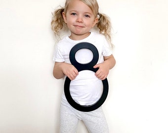 Large House Numbers - 12 Inch Black Metal Address Numbers