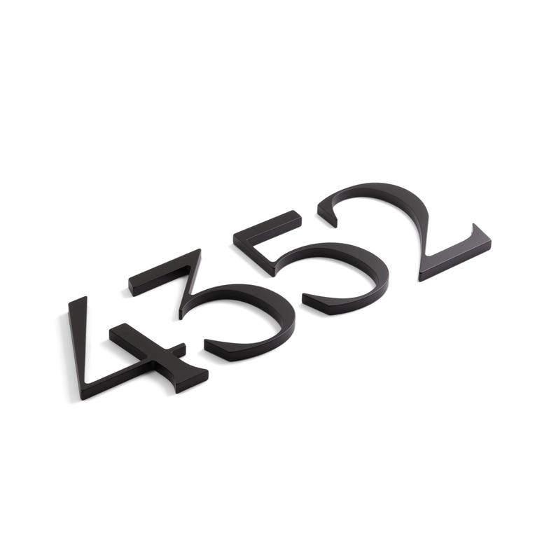 Elegant Metal House Numbers: Floating Address Numbers - Etsy