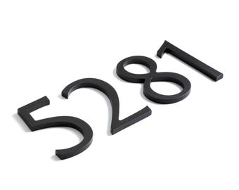 Classic House Numbers: Metal Floating Address Numbers
