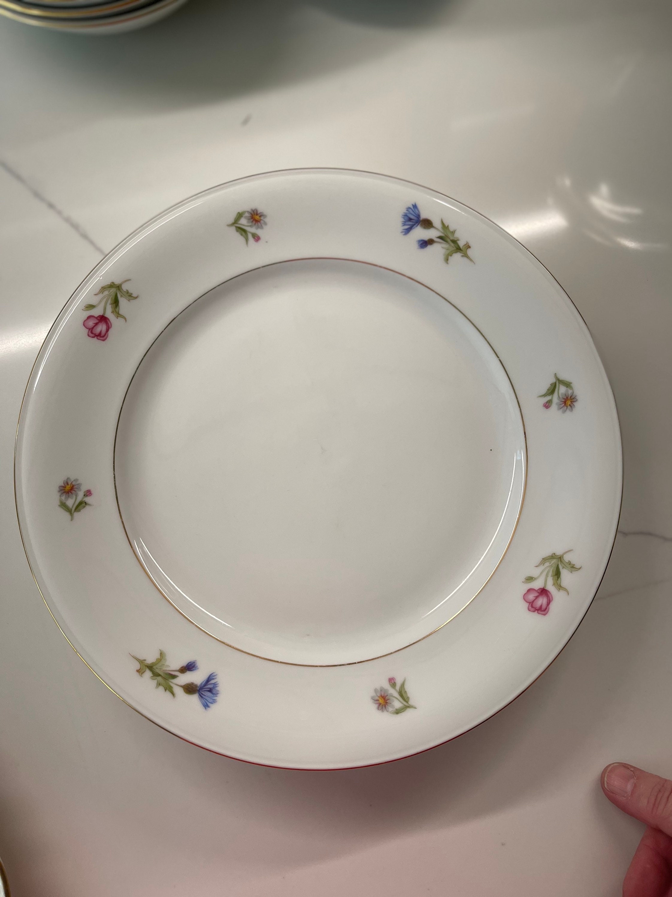 Set of Mismatched China Dinner Plates Dinnerware Shabby Chic Etsy