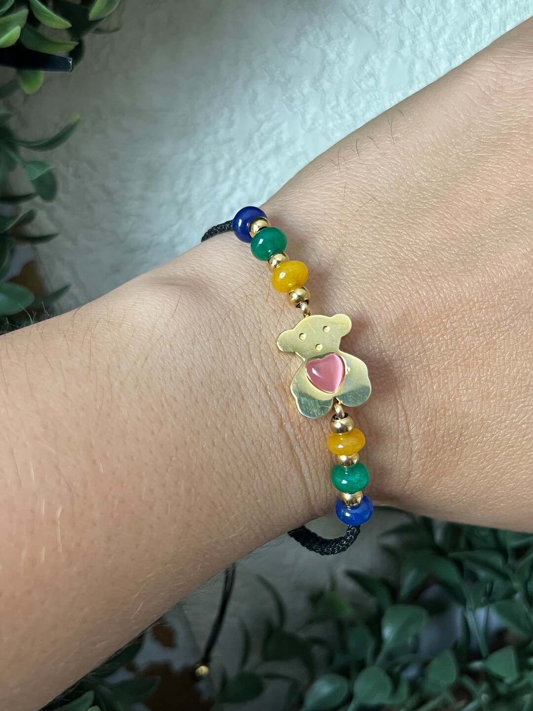 TOUS Tie on Bracelets, Tous Bear Bracelet - Etsy