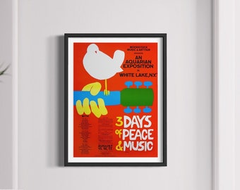 Woodstock Poster in 1969, Woodstock Art