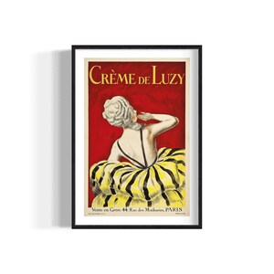 Creme De Luzy Vintage Poster