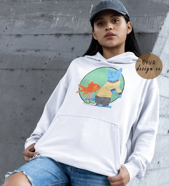 Gumball Cartoon Unisex Cotton Hoodie Gumball and Darwin Funny Disney Sweatshirt Gift for Birtdhday Amazing World of Gumball Bff Gift Etsy