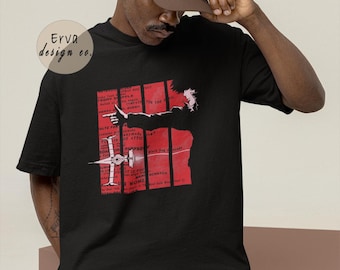 Cowboy Bebop Anime T-Shirt: 90s Japanese Graphic Tee