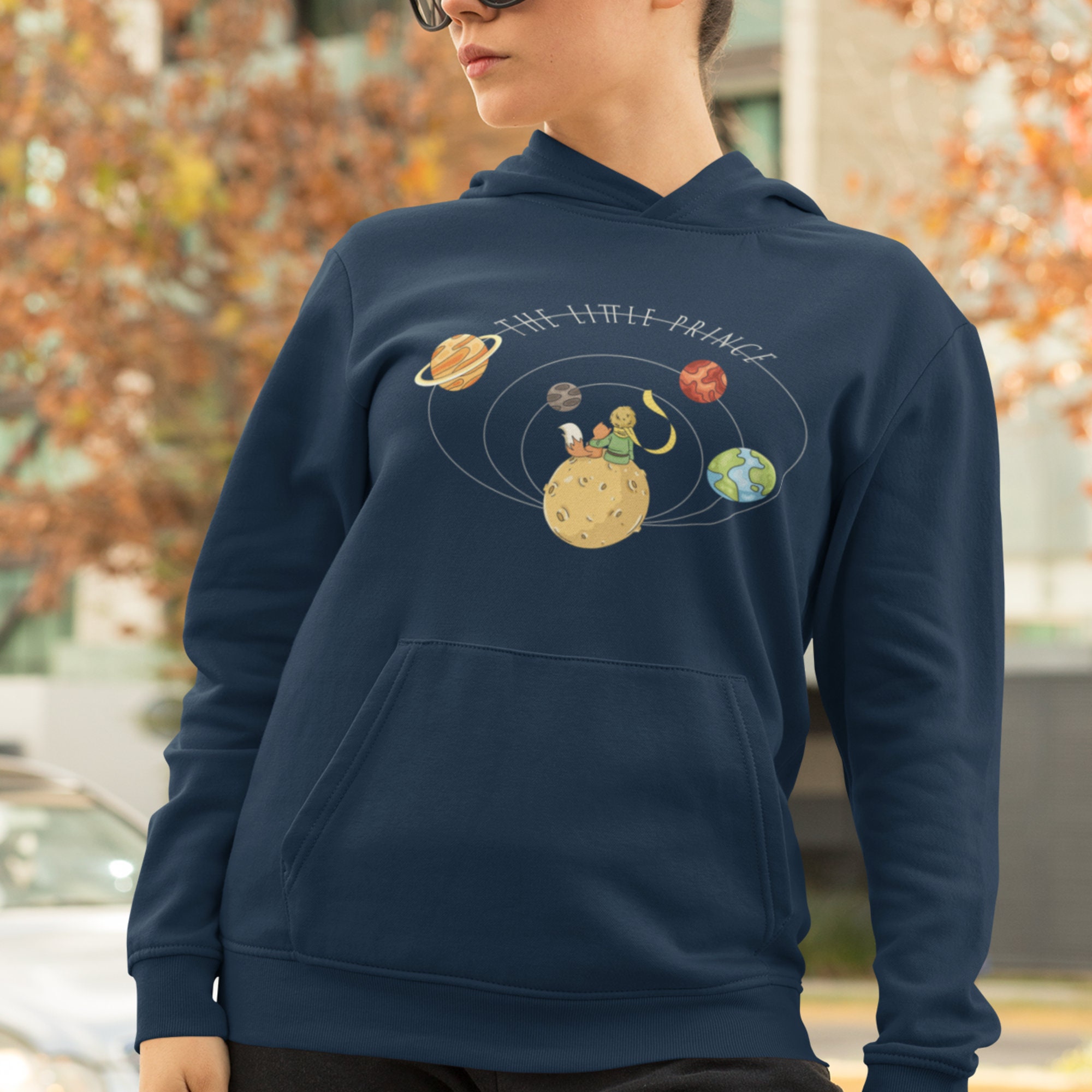 The Little Prince Print Cool Hoodie, Classic Kids Book