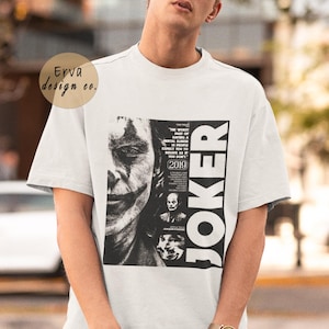 Unisex Heath Ledger Joker Shirt, Villain Movie Shirt, Joker Fan Gift Tee, 2000s Superhero Film Gift , Joker Fan Apparel
