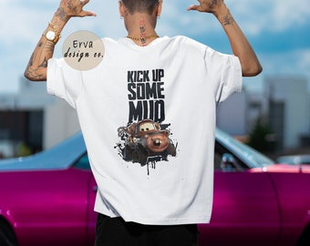 Retro Cars Movie T-Shirt: McQueen & Mater Unisex Tee
