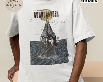 soundgarden SUPERUNKNOWN Tシャツ90s vintage 90s Soundgarden 'Superunknown' Band Black Short Sleeve Unisex T