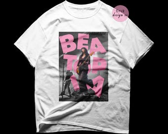 Camiseta de Beabadoobee: Arte del álbum Beatopia, camiseta de Pinkpantheres