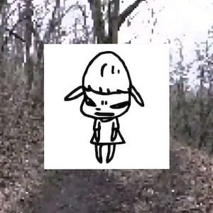 Yoshitomo Nara so mad decal