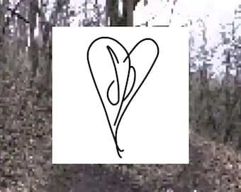 Smashing pumpkins heart decal