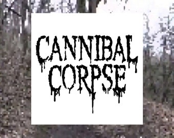 Cannibal Corpse logo decal