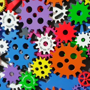 Multicolored  Cogs