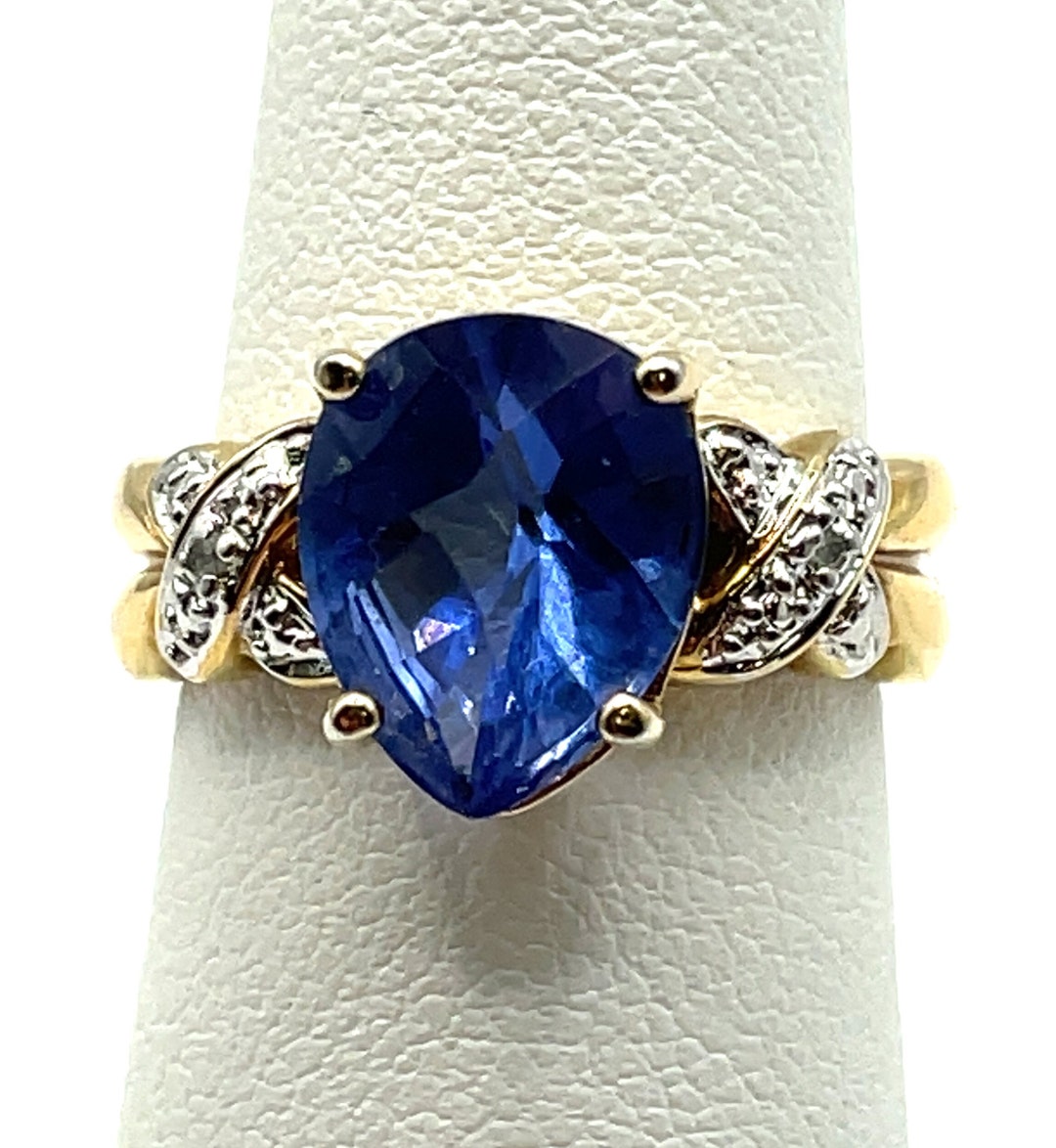 Rosssimons Sterling Silver 14K Gold Vermeil Ring With Approx. Etsy