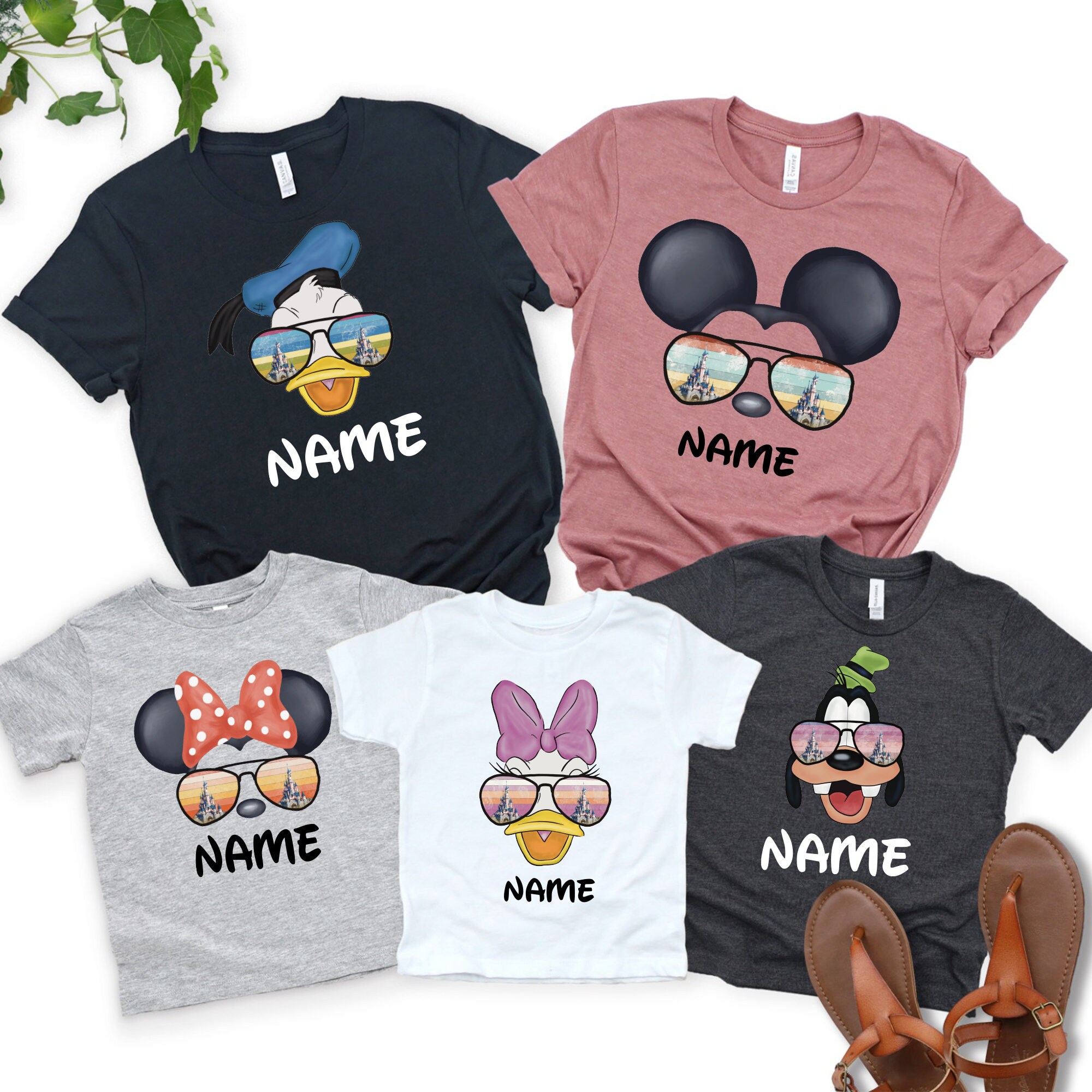 Discover Personalized Disney Character T-shirt, Disney Custom Shirts