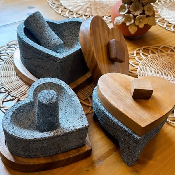 Molcajetes de corazón