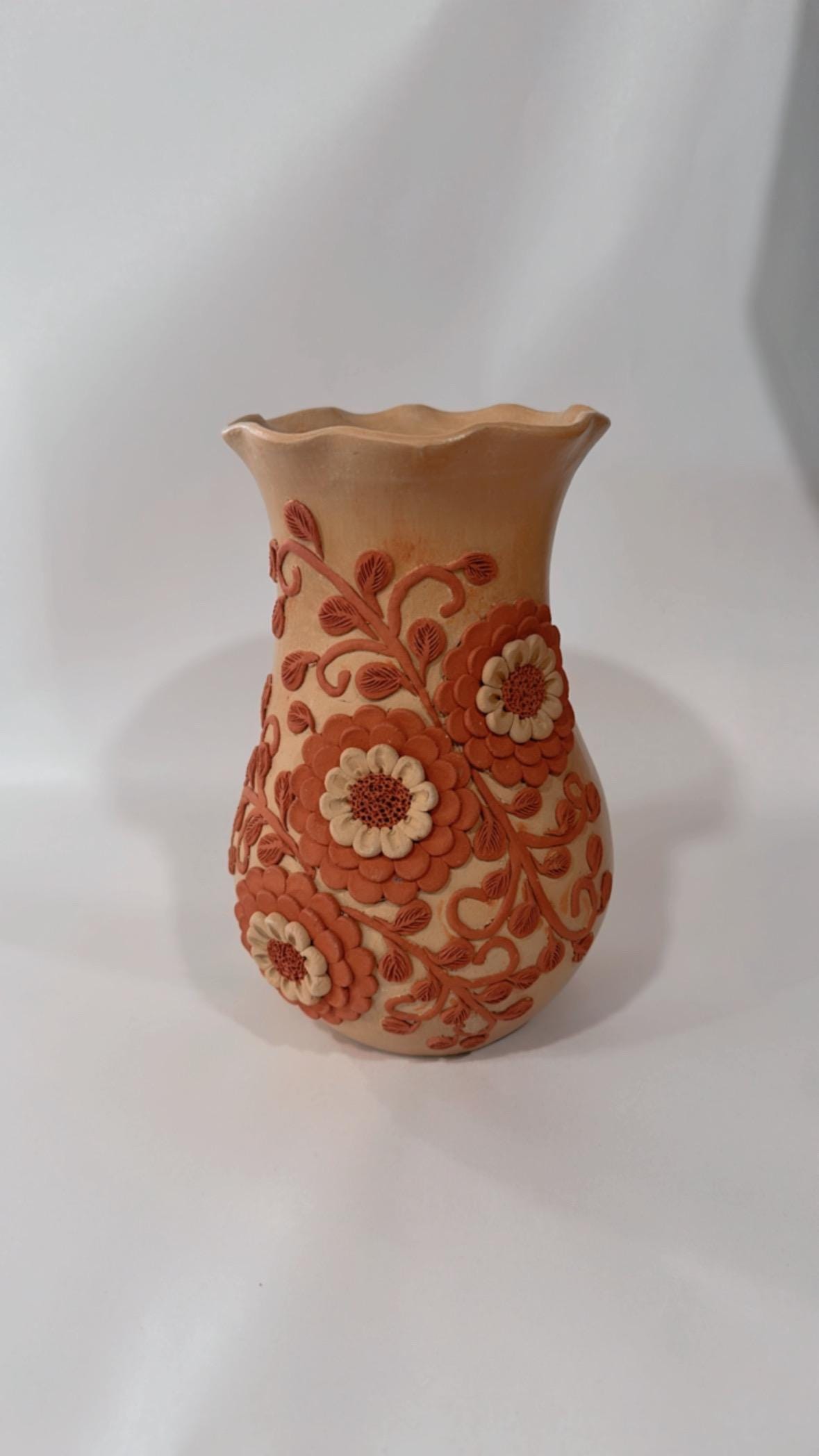oaxaca flower vases clay flower vase