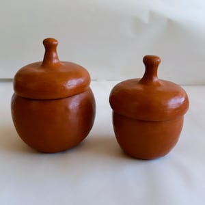 Red clay oaxaca containers